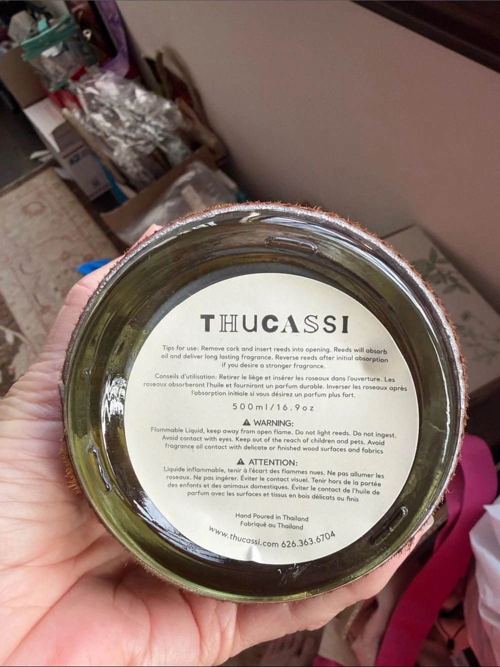 “THUCASSI” 17floz Exquisite diffuser Scent is SAVANNA CARAVAN